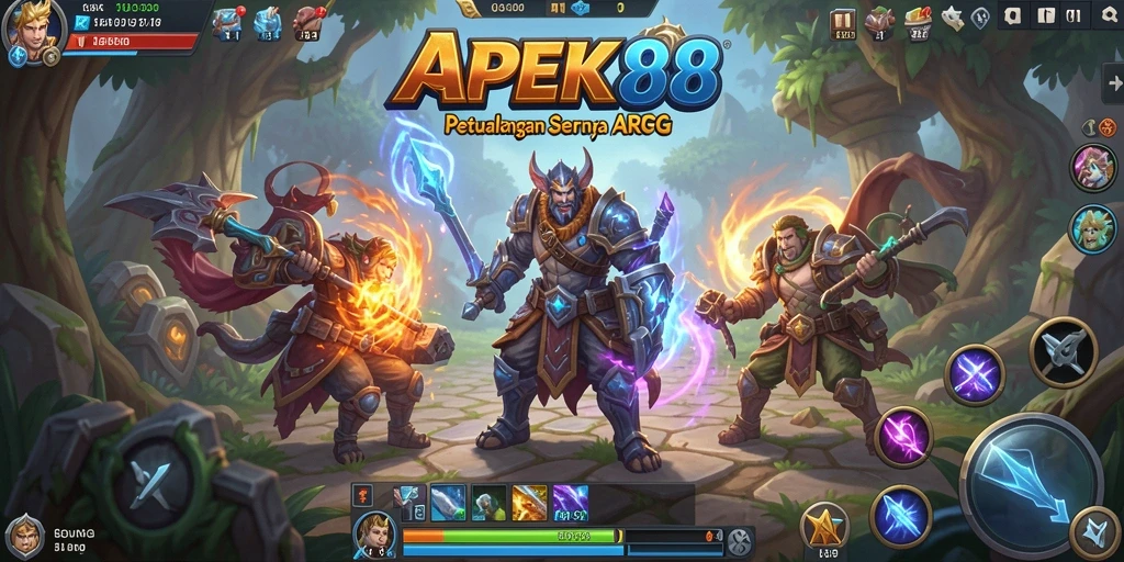 Tampilan gameplay APEK88 yang epik dan penuh aksi.