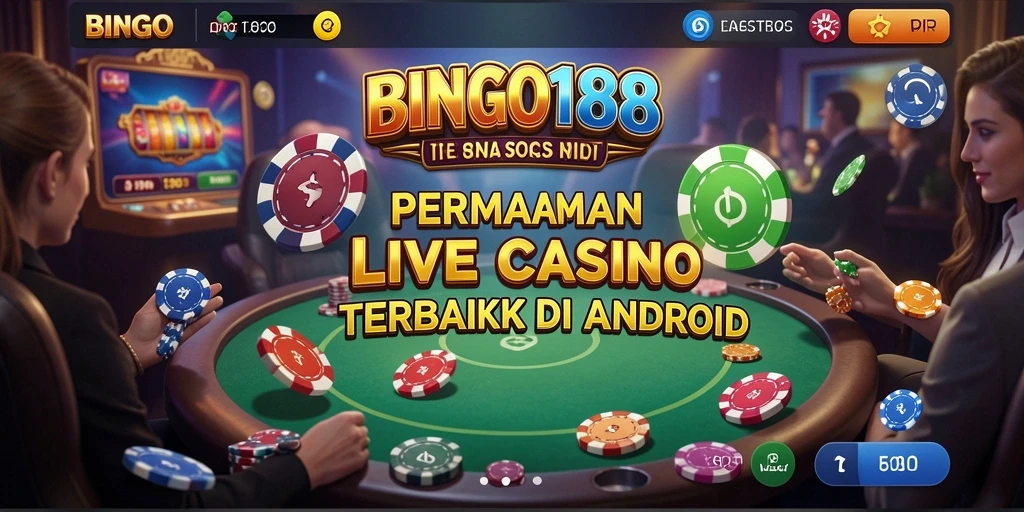 Tampilan gameplay BINGO188 dengan dealer langsung dan pemain aktif.