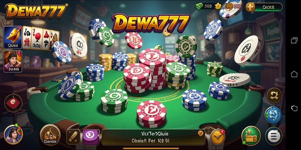Tampilan gameplay QiuQiu yang menarik dan penuh strategi.