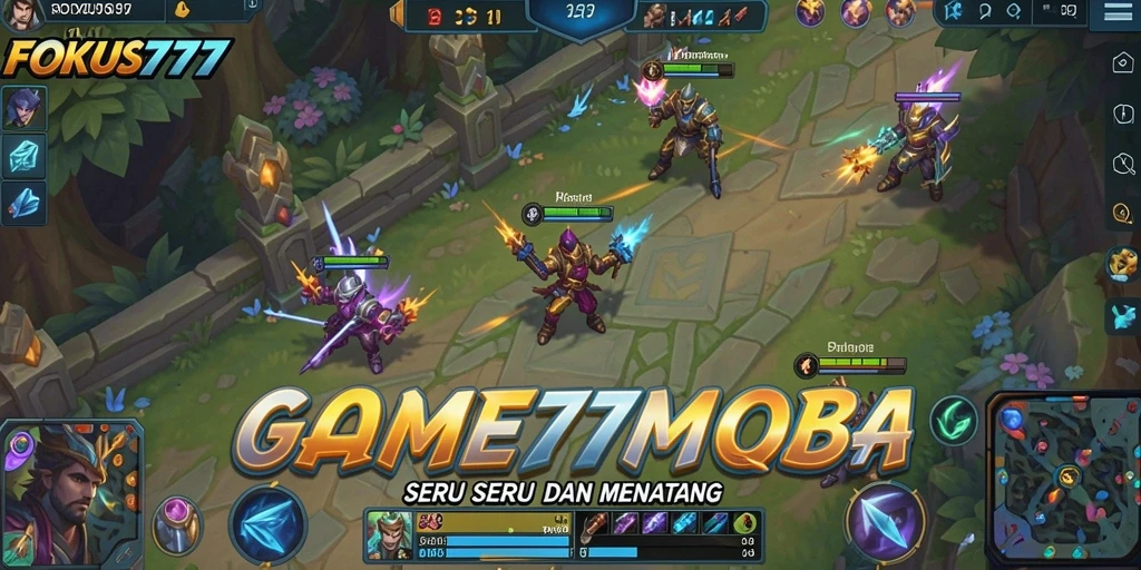 Screenshot gameplay <strong>FOKUS777</strong> yang penuh aksi dan strategi.