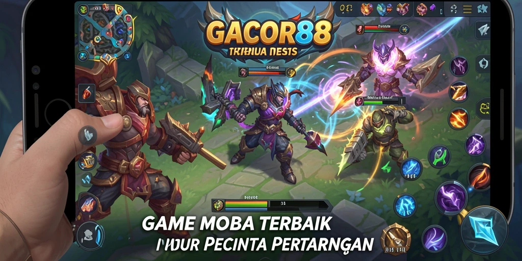 Tangkapan layar gameplay seru dari GACOR88 yang menggambarkan pertarungan.