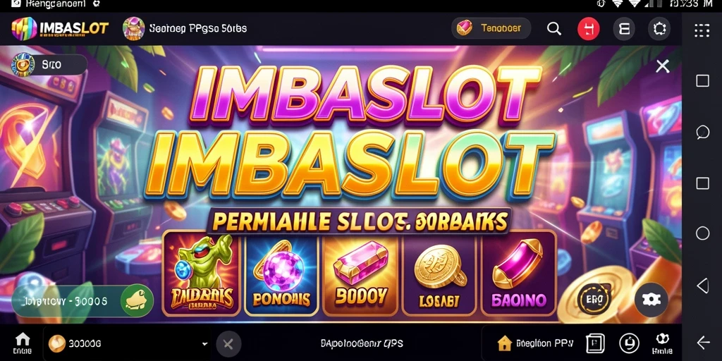 Tampilan menarik dari gameplay <strong>IMBASLOT</strong> yang seru dan mendebarkan.