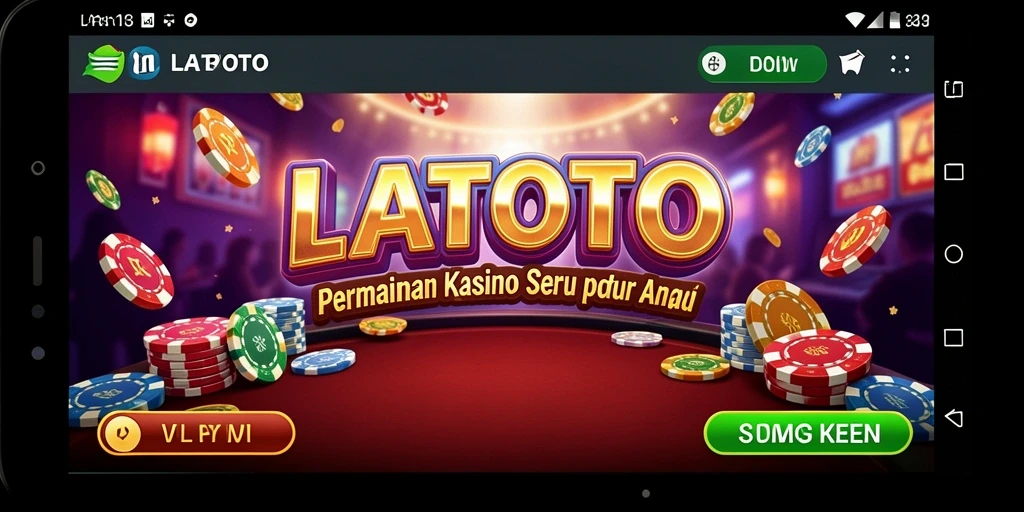 Tampilan menarik LATOTO dengan gameplay Kasino yang menggembirakan.