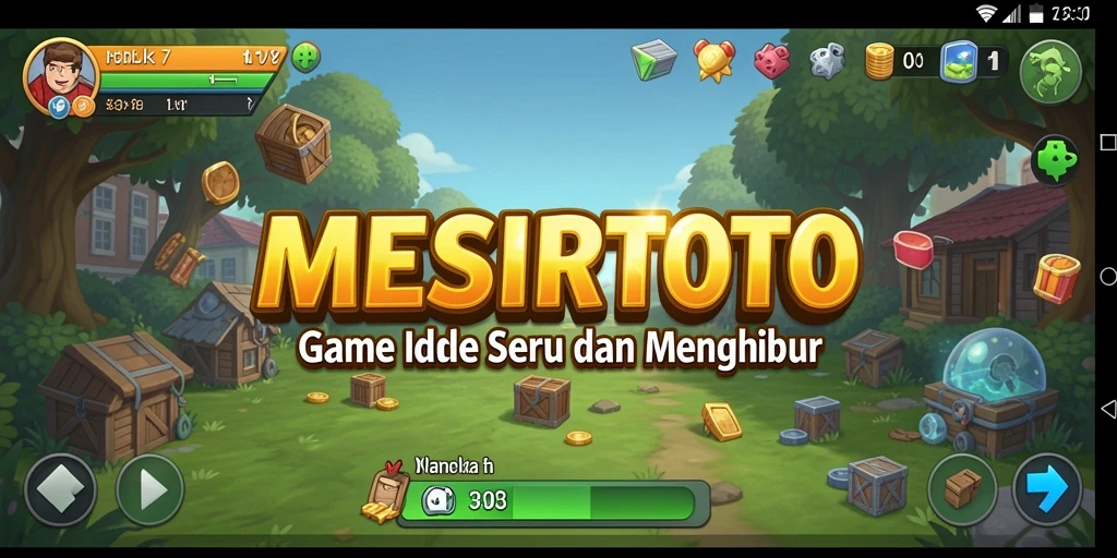 Tampilan gameplay <strong>MESIRTOTO</strong> yang menawan dalam kategori Idle.