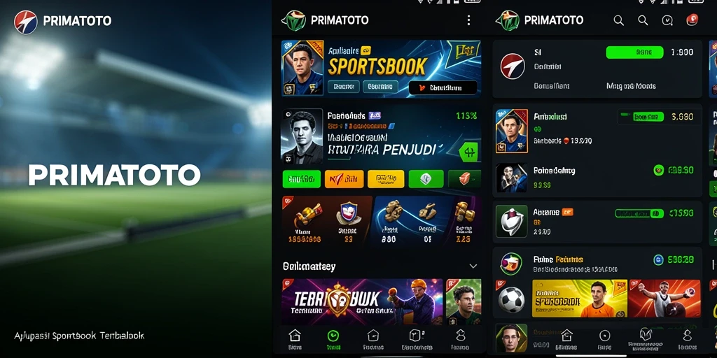 Tampilan gameplay menarik dalam aplikasi Sportsbook PRIMATOTO.