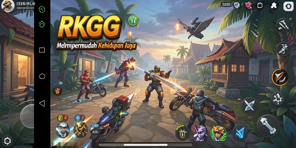 Tampilan utama RKGG dengan fitur utilitas yang lengkap.