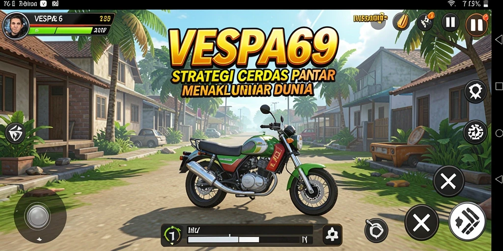 Tangkapan layar VESPA69 menampilkan pertarungan strategis yang mendebarkan.